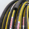 Four Steel Spiral 2 inch 51mm SAE 100R12 Black Wrap Surface Lettering Hydraulic Hose High Pressure